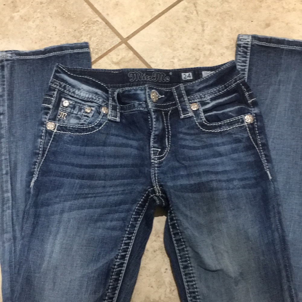 Miss me slim boot signature jeans 24